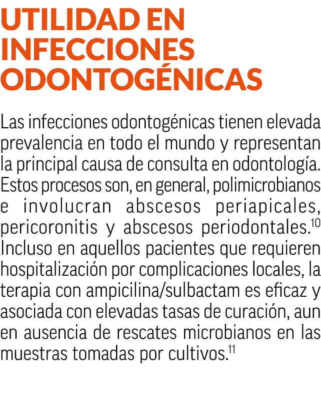 Utilidad en infecciones odontog nicas Las infecciones odontog nicas tienen elevada prevalencia en todo el mundo y rep...